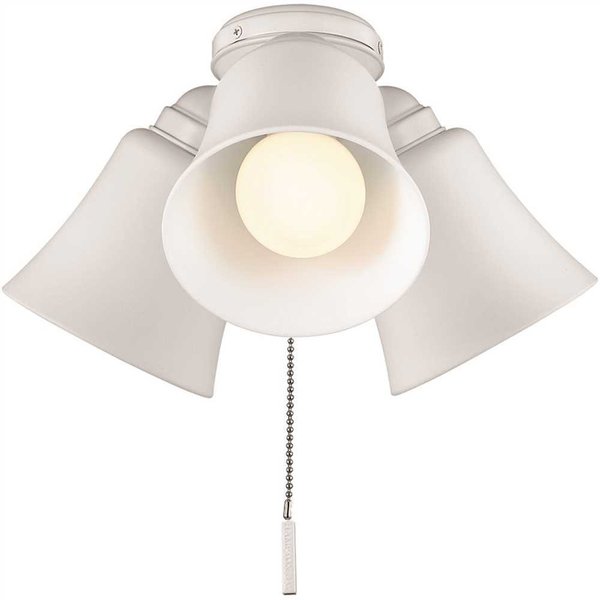 Hampton Bay Williamson 3 Light Matte White Universal LED Ceiling